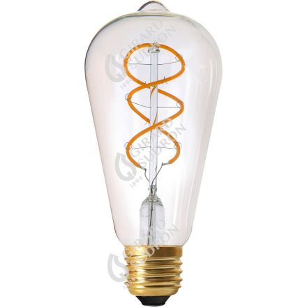 Edison Filament LED TWISTED 5W  320lm E27 2200K Non Dim. Cl.